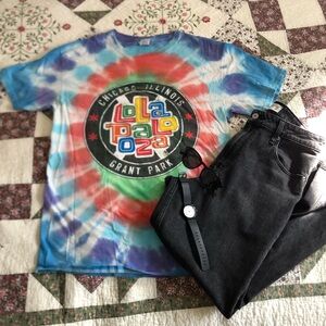 2022 Tie-Dye Lollapalooza T-Shirt